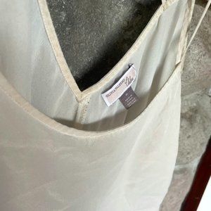 Olivia Palermo - Silk Cami - Criss Cross Straps - White - Size M